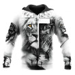Jesus 3D All Over Printed Hoodie Jesus And Lion