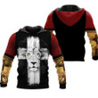 Jesus 3D All Over Printed Hoodie Fear Not For Jesus The Lion Of Judah Has Triumphed