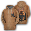 French Bulldog Pocket - 3D All Over Printed Hoodie