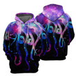 Galaxy Octopus - 3D All Over Printed Hoodie