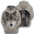 Wolf - 3D All Over Printed Hoodie Version 2