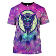 3D All Over Print Owl Hoodie Apparel