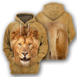 Lion - 3D All Over Printed Hoodie