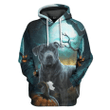 Pitbull Hello Darkness My Old Friend 3D All Over Print Hoodie Apparel