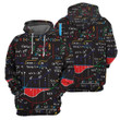 Mathematics - 3D All Over Printed Hoodie
