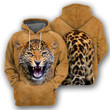 Leopard - 3D All Over Printed Hoodie