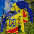 Romania Coat Of Arms Special Version Unisex Adult Hoodie