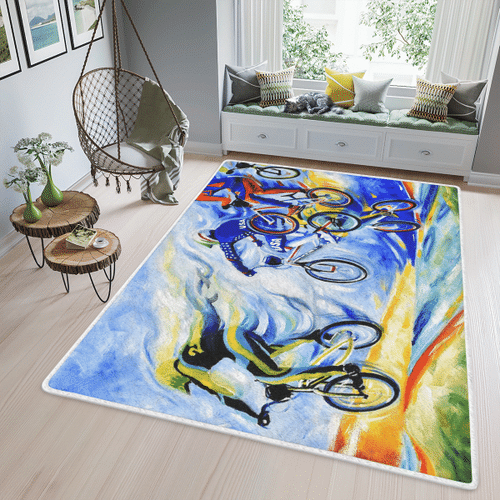 Woonistore  Cycling Area Rug W030980
