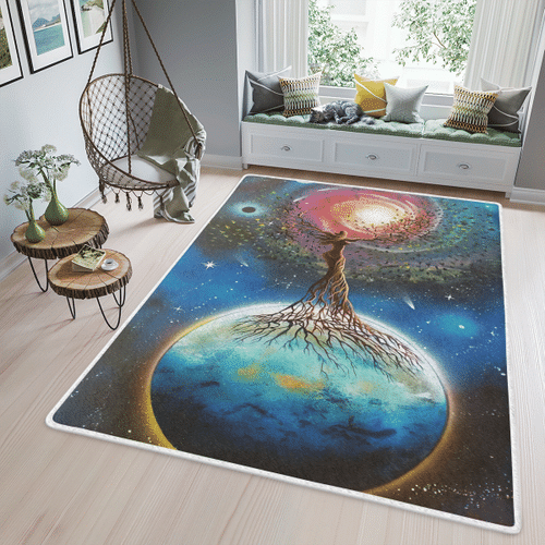 Woonistore  Tree of Life Area Rug W030981