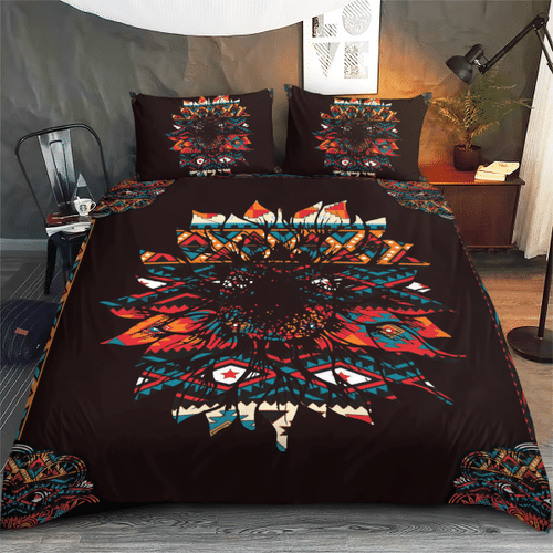 Woonistore  Native American Pattern Sunflower Bedding Set W0309103 Bedroom Decor