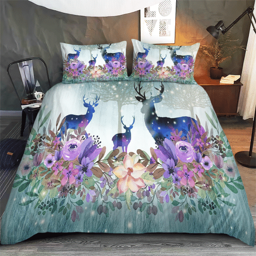 Woonistore  Hunting Deer Girl Bedding Set W0309121 Bedroom Decor