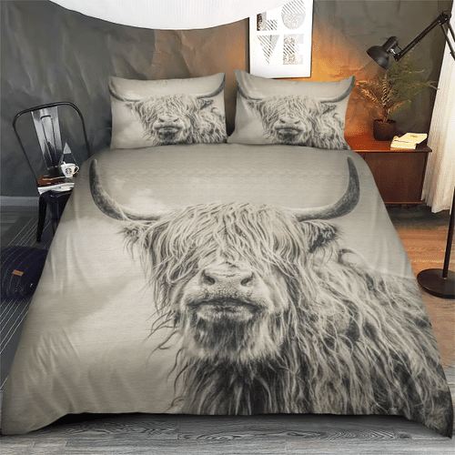 Woonistore  Highland Cow Bedding Set W040931 Bedroom Decor