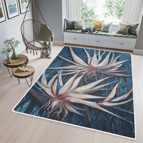 Woonistore  Birds Of Paradise Flower Area Rug W050918