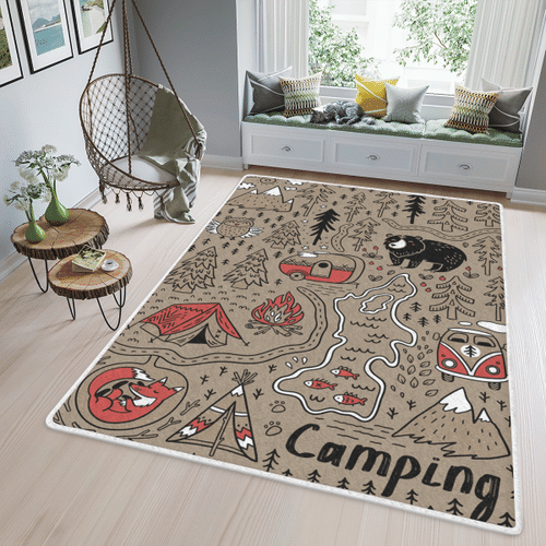 Woonistore  Camping Area Rug W050928