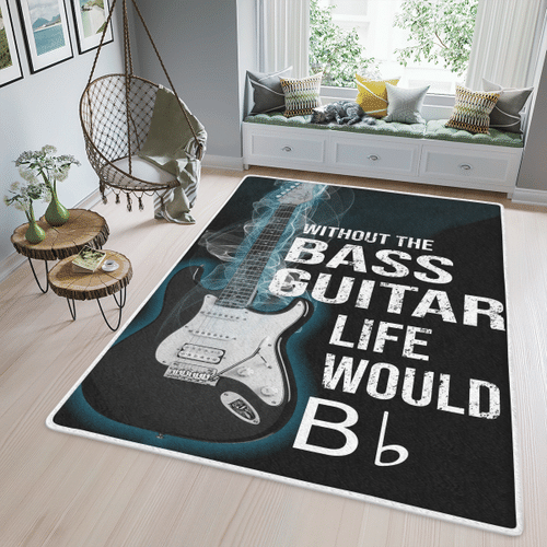 Woonistore  Bass Guitar Area Rug W050974