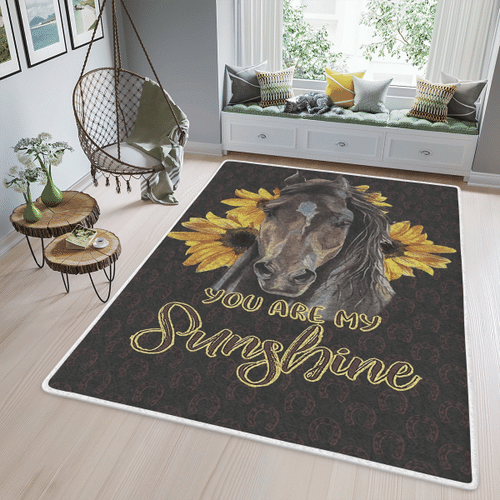 Woonistore  Horse Sunshine Area Rug W050985