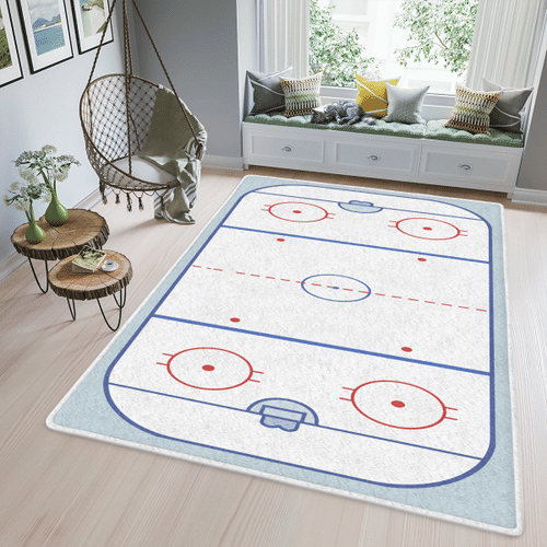 Woonistore  Hockey Courts Area Rug W050982