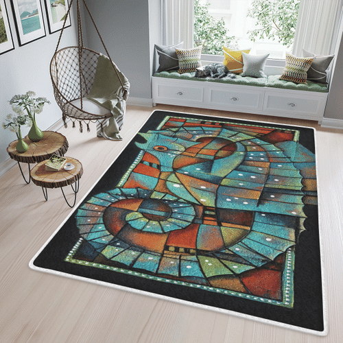 Woonistore  Seahorse Area Rug W0509119