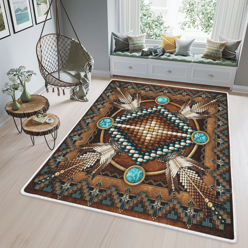 Woonistore  Native American Area Rug W0509132