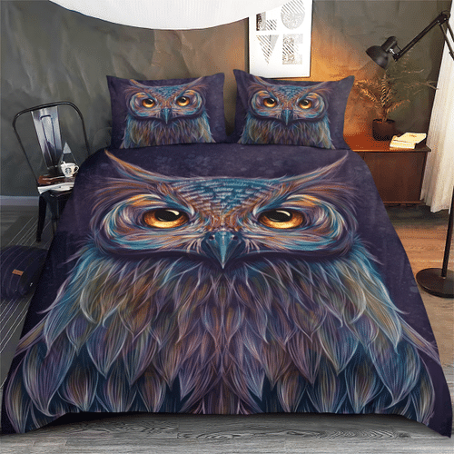 Woonistore  Owl Painting Bedding Set W060953 Bedroom Decor