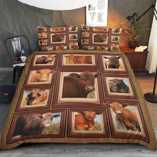 Woonistore  Beefmaster Cattle Bedding Set W100926 Bedroom Decor