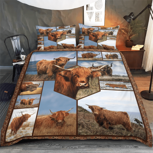 Woonistore  Highland cattle, Highland Cow Bedding Set W1009113 Bedroom Decor