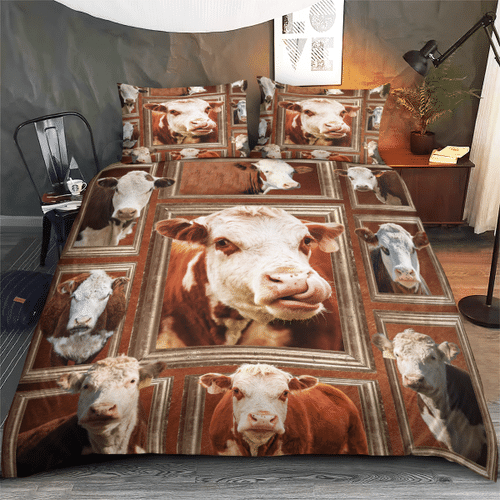 Woonistore Hereford Cattle Bedding Set W1009112 Bedroom Decor