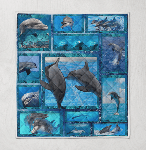  Dolphin Quilt Blanket WQ2609289