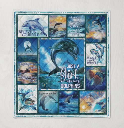  Dolphin Lover Quilt Blanket WQ2609288