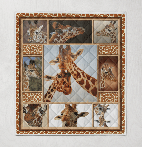  Giraffe Love Quilt Blanket WQ2609373
