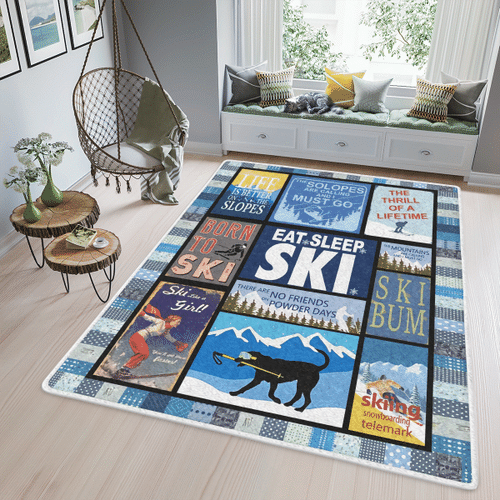 Woonistore  Skiing Area Rug WN081161