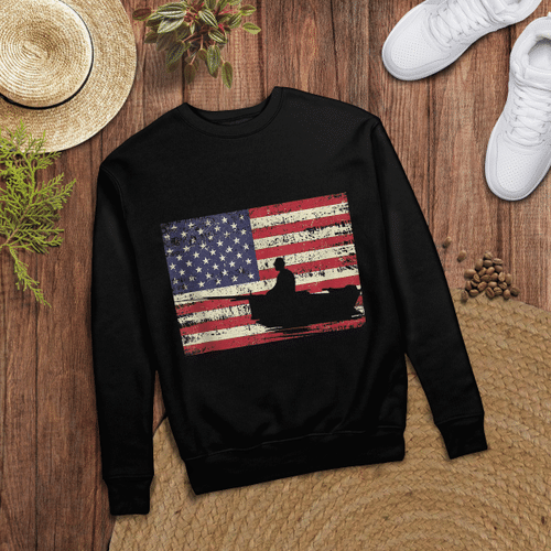 Woonistore - American Flag Fishing Dad T-Shirt Fishing Lover Gift Shirt Tank Top