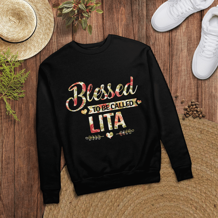 Woonistore - Blessed To Be Called Lita T-shirt Flower Style