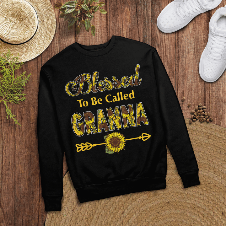 Woonistore - Blessed To Be Called Granna Sunflower T-Shirt