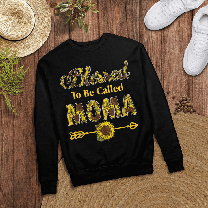 Woonistore - Blessed To Be Called Moma Sunflower T-Shirt