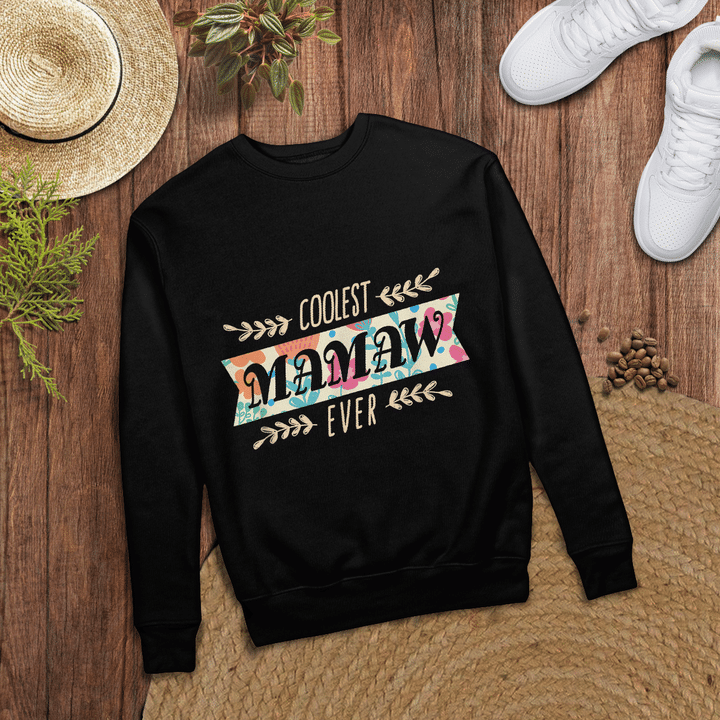 Woonistore - Coolest Mamaw Ever Mother's Day Women Grandma Gift T-Shirt