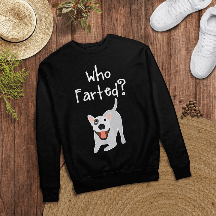 Woonistore - Bull Terrier funny dog lover gift idea who farted T-Shirt