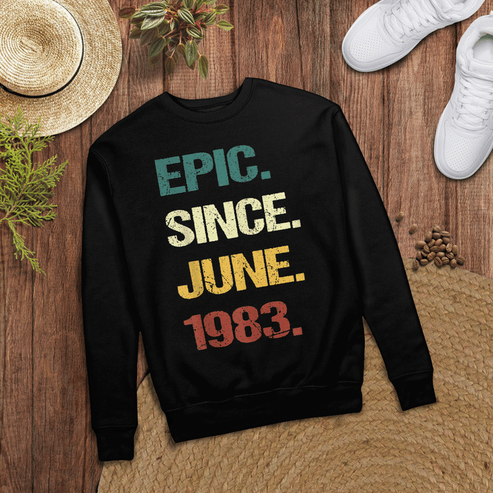 Woonistore - Epic Since June 1983 - 36th Birthday T-Shirt