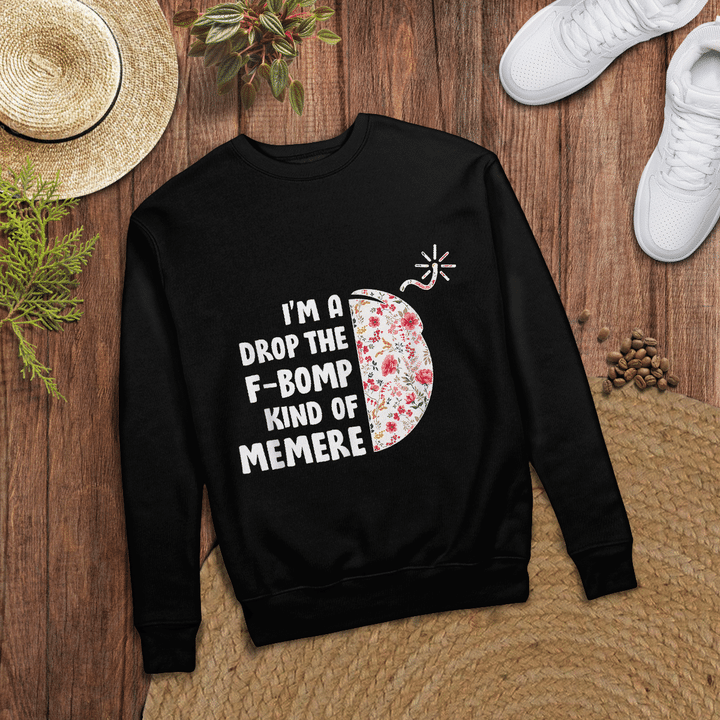 Woonistore - F Bomb Memere Funny Cute Mothers Day Gift for Mama T-shirt