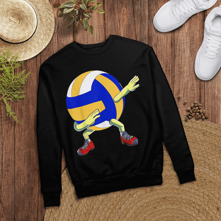 Woonistore - Funny Dabbing Volleyball T-Shirt Gifts For Man Women Kids