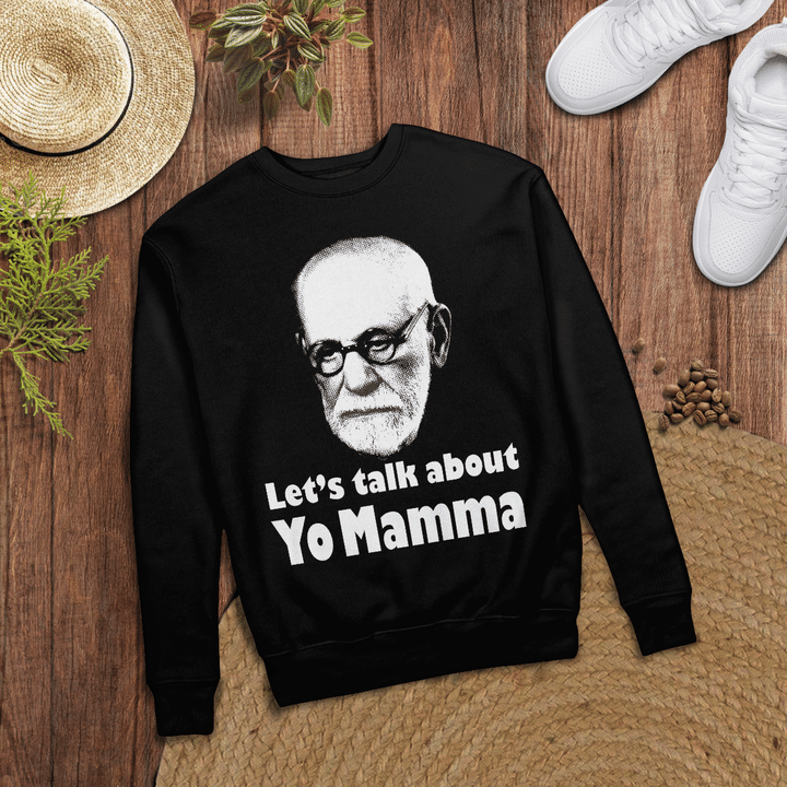 Woonistore - Funny Let's Talk About Your Mamma Sigmund Freud T-Shirt Gift Premium T-Shirt