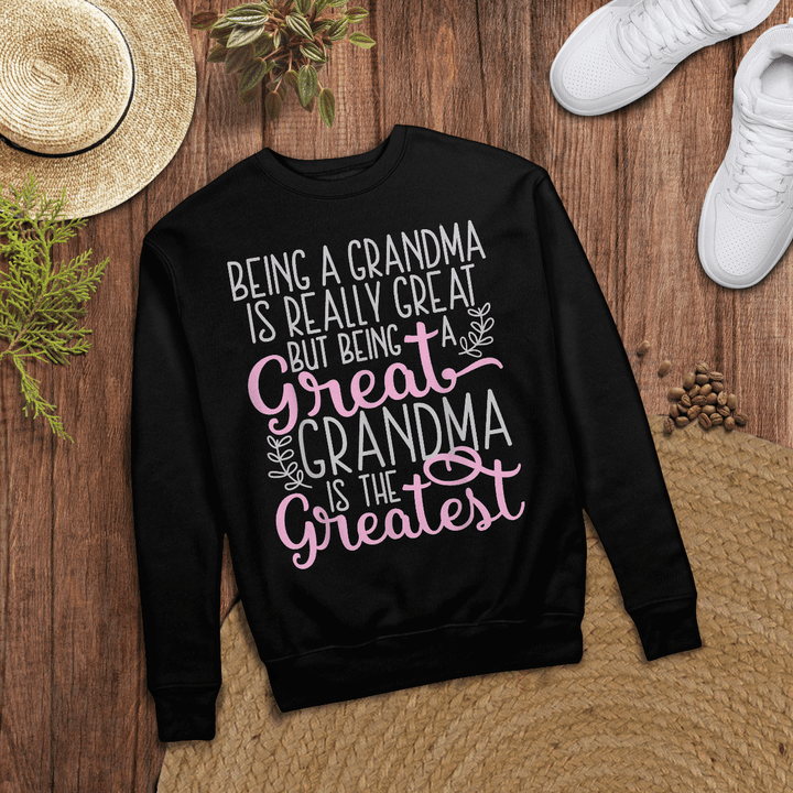 Woonistore - Funny Great Grandma Saying - Being a Great Grandma T-Shirt