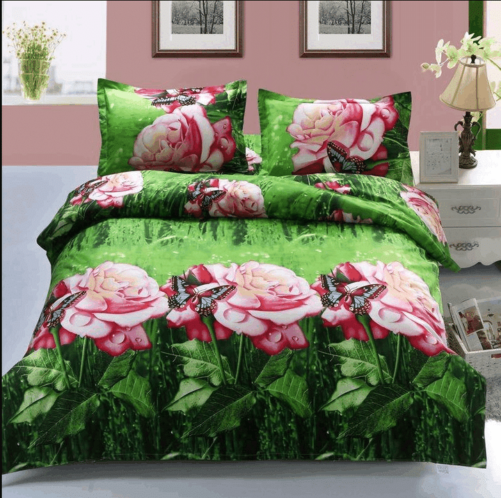 Rose Butterfly Bedding Set IYC