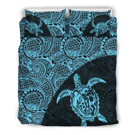Turtle Mermaid Polynesian Bedding Set IYU