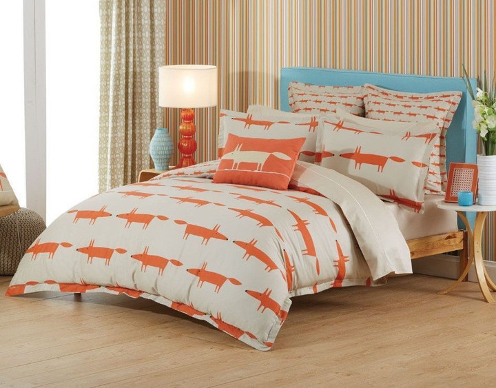 Orange Fox Bedding Set IYW