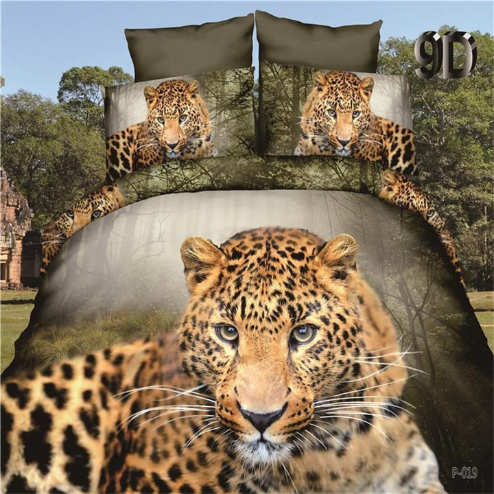 Wild Leopard Bedding Set IYG