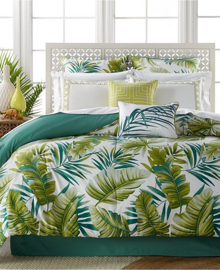 Tropical Palm Leaves Bedding Set IYC
