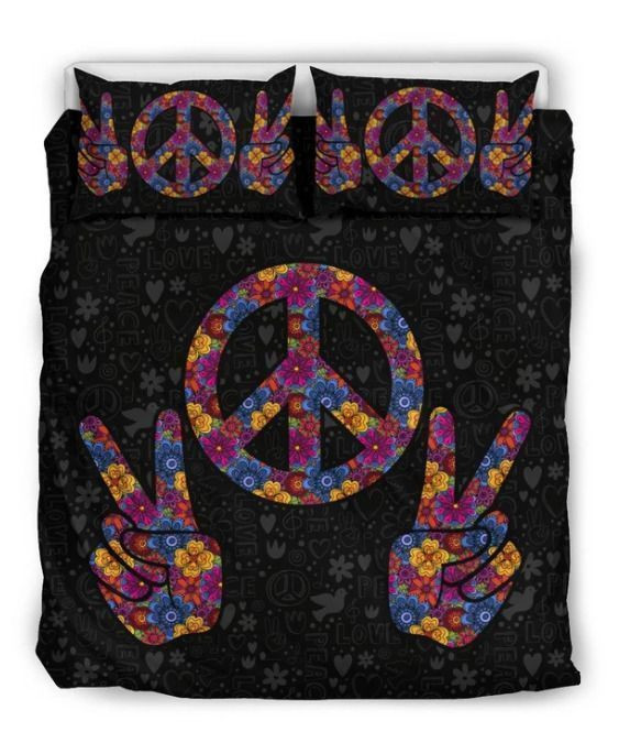 Hi Hippie Peace Bedding Set IYW