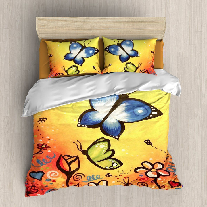 Colorful Butterfly Bedding Set ACL