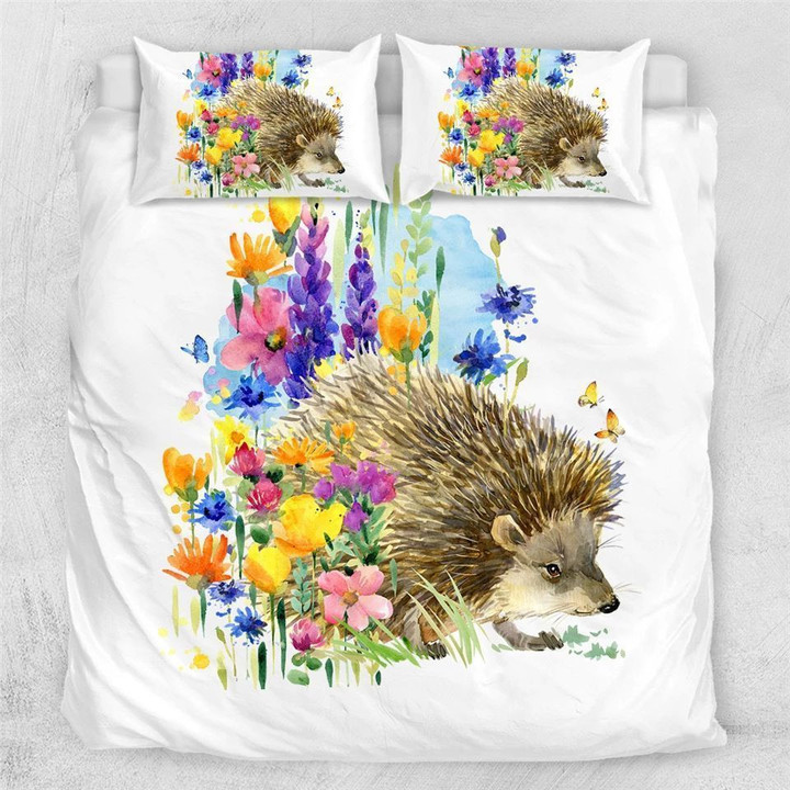 Hedgehog Flowers Bedding Set IYQ